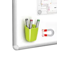 Tahvlimarkeri hoidja CEP Clip magnetiga, roheline