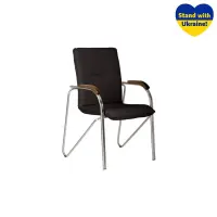 Klienditool Nowy Styl Samba V-14, must kunstnahk – pilt 2