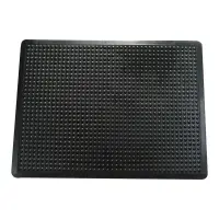 Ergonoomiline anti-stress matt Floortex, 61x91cm, must