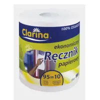 Rullpaberrätikud Clarina, 2-kih, 22cm x 100m, 500l, valge