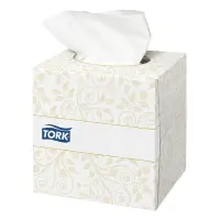 Kosmeetilised salvrätikud Tork EXTRA SOFT, 20,8x20cm, 2-kih. 100tk , valge (kogus 30 tükki)