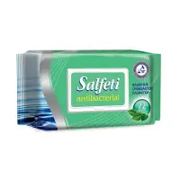 Niisked salvrätikud kätele SALFETI, antibakteriaalsed, 72tk