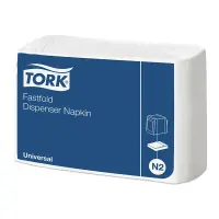 Salvrätikud Tork Universal N2 1-kihiline, 300 lehte, 30 x 25 cm, valge (kogus 36 tükki)