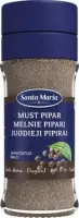 Must pipar SANTA MARIA jahvatatud klaaspurk, 36g