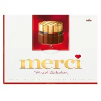 Šokolaadi kommikarp Merci assortii 250g
