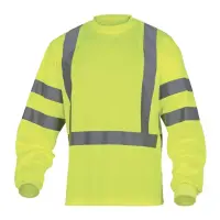 Töösärk DELTA PLUS HV, pikad varrukad, XL, kollane