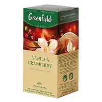 Tee GREENFIELD Vanilla Cranberry must tee 25x1,5g, jõhvika