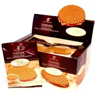 Vahvel TAGO TOFINEK, karamelli, 40 g (kogus 4 tükki)