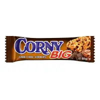 Teraviljabatoon CORNY BIG, šokolaadiga, 50 g (kogus 5 tükki)