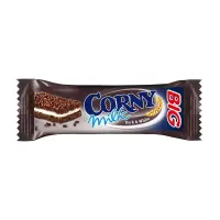 Müslibatoon CORNY BIG Sandwich, tume-valge, 40g