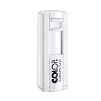 Tempel Colop Pocket Postist Plus 20, valge korpus, sinine padi