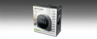 Muse | Dual Alarm Clock radio PLL | M-185CR | AUX in | Black