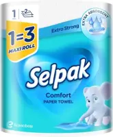 Rullpaberrätik SELPAK, 2-kihiline, 270 lehte, 36,1m, tselluloos (kogus 6 tükki)