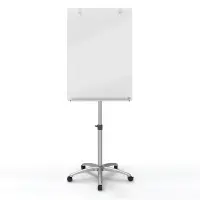 Esitlustahvel mobiilne NOBO klaaspind Brilliant White