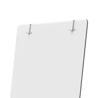 Esitlustahvel mobiilne NOBO klaaspind Brilliant White – pilt 2