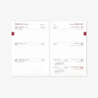 2913230001, Kalendermärkmik Nädal H, must – pilt 2