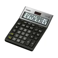 Kalkulaator CASIO GR-120, must/hõbe