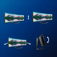 Philips | SuperWide curved LCD display | 499P9H/00 | 48.8 " | VA | Dual QHD | 32:9 | 70 Hz | 5 ms | 5120 x 1440 pixels | 450 cd/m² | Headphone out | HDMI ports quantity 2 | Black – pilt 15