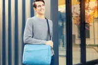 Lenovo | Casual Toploader T210 | Fits up to size 15.6 " | Messenger - Briefcase | Blue – pilt 4