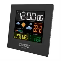 Camry | Weather station | CR 1166 | Black | Date display