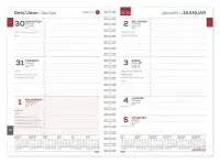 2912742000, Raamatkalender Minister Spirex Nädal H, 18 kuud (jaan-juuni), SISU