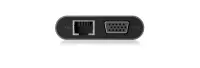 ICY BOX IB-DK4040-CPD Juhtmega ühendatud USB 3.2 Gen 1 (3.1 Gen 1) Type-C Söehall, Must – pilt 21