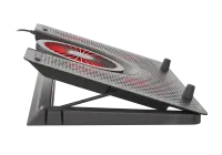 GENESIS Laptop cooling pad, OXID 550 15.6-17.3 5 FANS, LED LIGHT, 1 USB | Genesis | Laptop cooling pad, OXID 550 | 400 x 280 x 55 mm | Black – pilt 11