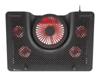 GENESIS Laptop cooling pad, OXID 550 15.6-17.3 5 FANS, LED LIGHT, 1 USB | Genesis | Laptop cooling pad, OXID 550 | 400 x 280 x 55 mm | Black – pilt 13