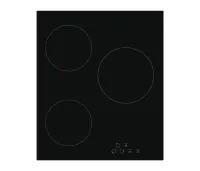 Simfer | Hob | H4.030.DECSP | Vitroceramic | Number of burners/cooking zones 3 | Touch | Black