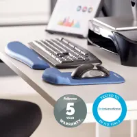 KEYBOARD ACC WRIST SUPPORT/PLUSHTOUCH 9287402 FELLOWES