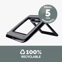 Fellowes 8212001 sülearvuti raam & alus Sülearvuti alus Must, Hall 43,2 cm (17") – pilt 3