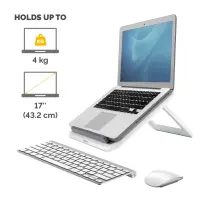 Fellowes 8210101 sülearvuti raam & alus Sülearvuti alus Hall, Valge 43,2 cm (17") – pilt 10