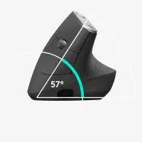 Logitech MX Vertical hiir Kontor Parempoolne RF juhtmeta ühendus + Bluetooth Optiline 4000 DPI – pilt 11