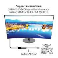 CLUB 3D USB Type C to DP 1.4 8K60Hz – pilt 7