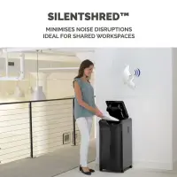 Fellowes AutoMax 350C paberihunt Risti lõiked 60 dB 23 cm Must – pilt 2