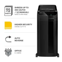 Fellowes AutoMax 350C paberihunt Risti lõiked 60 dB 23 cm Must – pilt 13