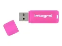 INTEGRAL 8GB USB Drive NEON pink
