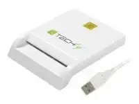 Techly ID kaardilugeja valge USB 2.0 1 tk