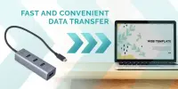 I-TEC USB C Metal HUB 4 Port passive