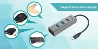I-TEC USB C Metal HUB 4 Port passive