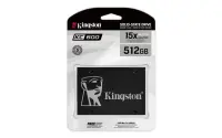 Kingston | KC600 | 512 GB | SSD form factor 2.5" | Solid-state drive interface SATA | Read speed 550 MB/s | Write speed 520 MB/s – pilt 5