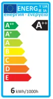 Yeelight Smart Bulb Filament  700 lm, 6 W, 2700 K, LED, 100-240 V, 25000 h