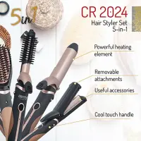 Camry | Hair Styler | CR 2024 | 1200 W | Black/Rose gold – pilt 10