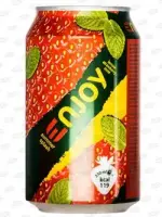 Gaseeritud jook CIDO Enjoy sidrun-maasikas, 330 ml, purk (kogus 5 tükki)