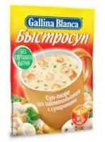 Kiirsupp GALLINA BLANCA seenepüree ja saiakuubikutega, 17g