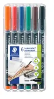 Kilemarker Staedtler Lumocolor 318F, 0,6mm, 6 tk.