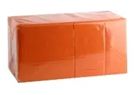 Salvrätikud LENEK ühekihilised, oranžid, 24 x 24 cm, 400 tk