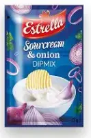 Dipikastmepulber ESTRELLA hapukoore- ja sibulamaitseline,13g (kogus 2 tükki)