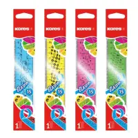 Joonlaud KORES Elastik 15cm, elastne, assortii värvid