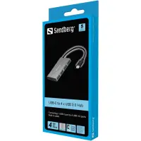 Sandberg 136-20 jaotur USB 3.2 Gen 1 (3.1 Gen 1) Type-C Valge – pilt 2